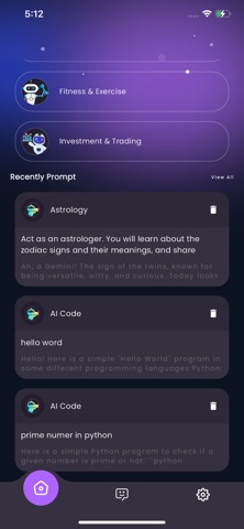 AI+Chat iPhone screenshot