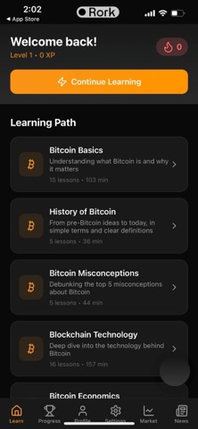 Bitcoin Learning Academy Screenshot 1 of 5