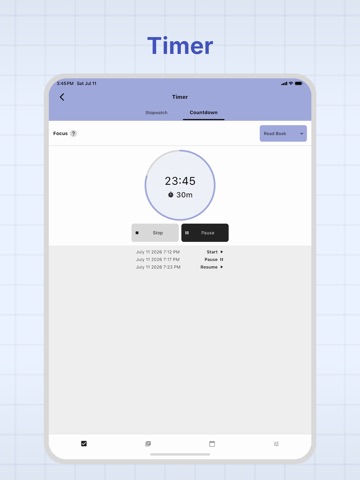 HelloHabit - Daily Planner iPad screenshot