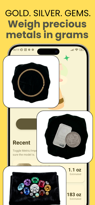 Scale for grams: Treo Screenshot 3 of 6