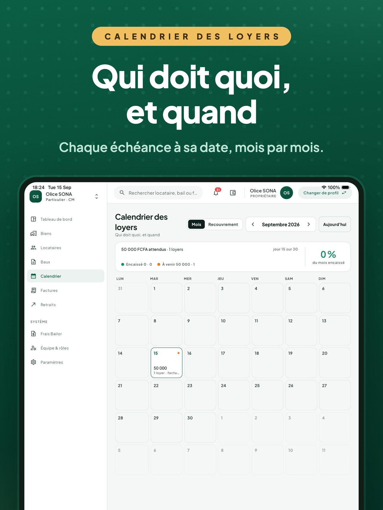 Screenshot 9 of Bailor Pro – Gestion locative