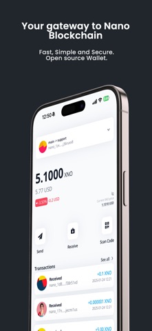 Bahari Nano Wallet Screenshot 1
