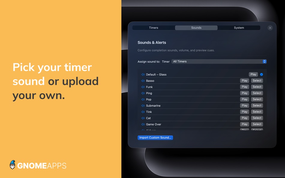 #5. Liquid Timer (macOS) 由: Sreehari Sreekantan Nair