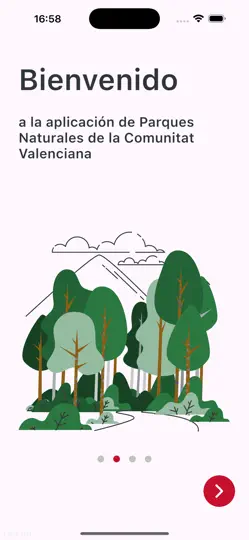 Captura de pantalla de Gva Parcsnaturals en iPhone 1