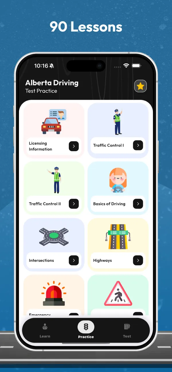 Screenshot #2 pour Alberta Driver License Test