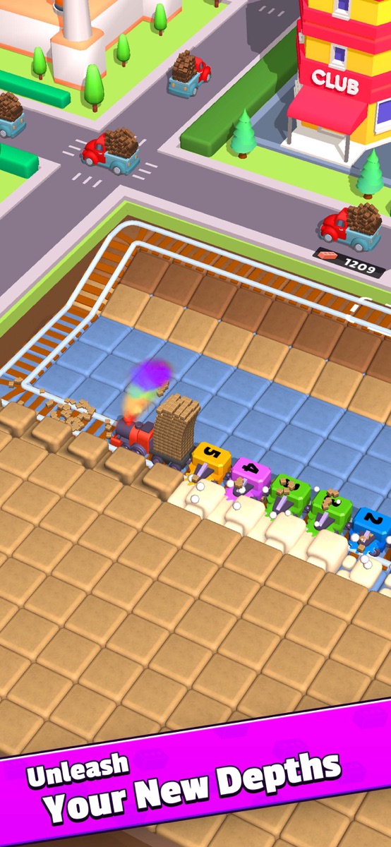 Train Digger - Idle Game official gameplay screenshot 4