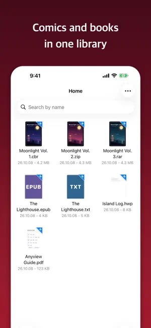 Anyview - Comic & Book Reader screenshot 1