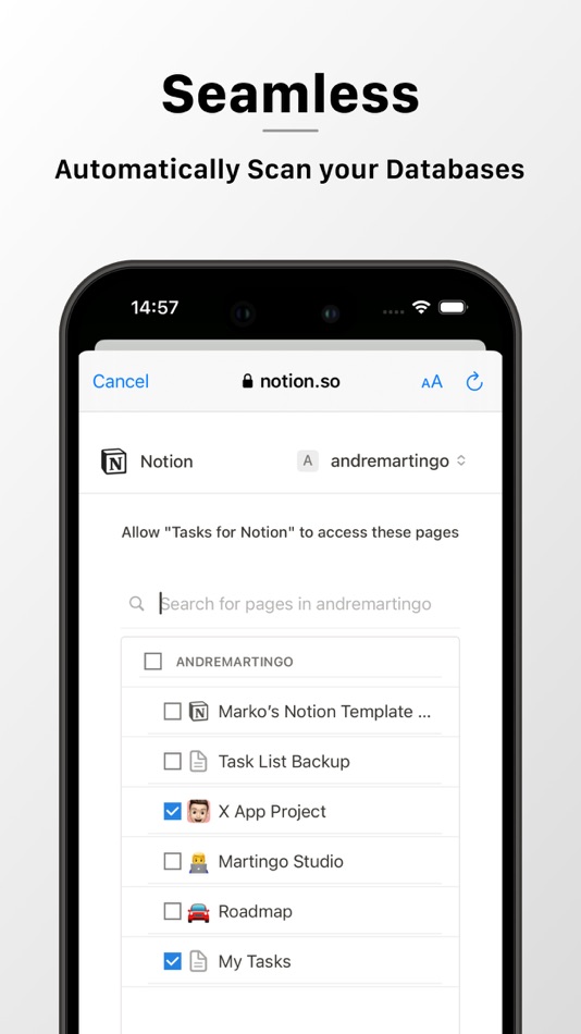 #4. Tasks for Notion - To-Do List (iOS) By: HAPPYPIXEL