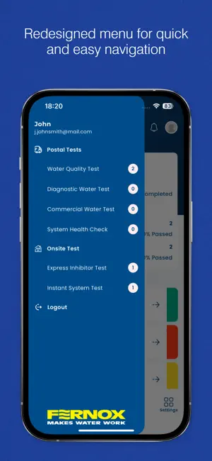 Fernox screenshot 2