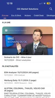 cic market solutions iPhone Captures Décran 1
