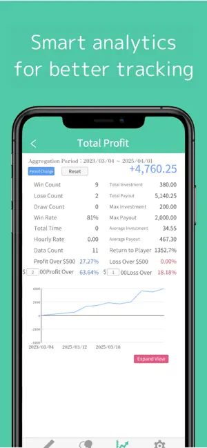 QuickBetLog screenshot 2