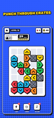 Zippity! Arrow Puzzle Escape iPhone screenshot