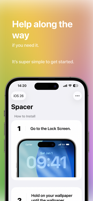 Spacer – Invisible Widgets Screenshot 3 of 3