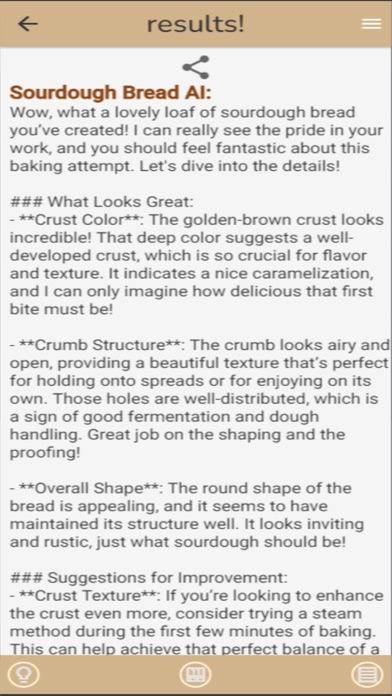Sourdough Baker AI Screenshot