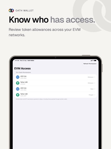 Oath: Bitcoin & Crypto Wallet iPad screenshot 5