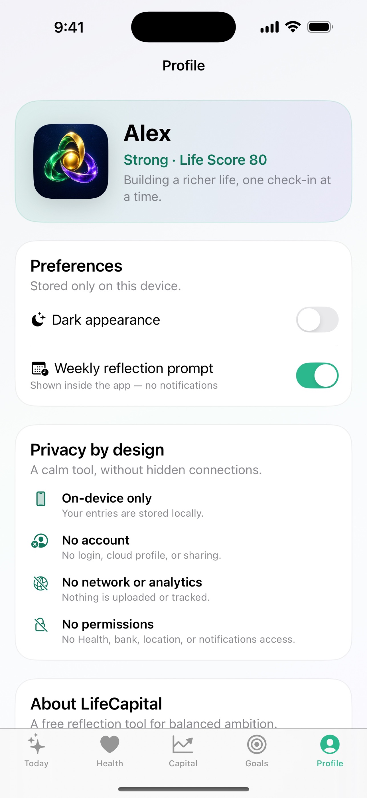 Screenshot 8 of LifeCapital: Goal Tracker