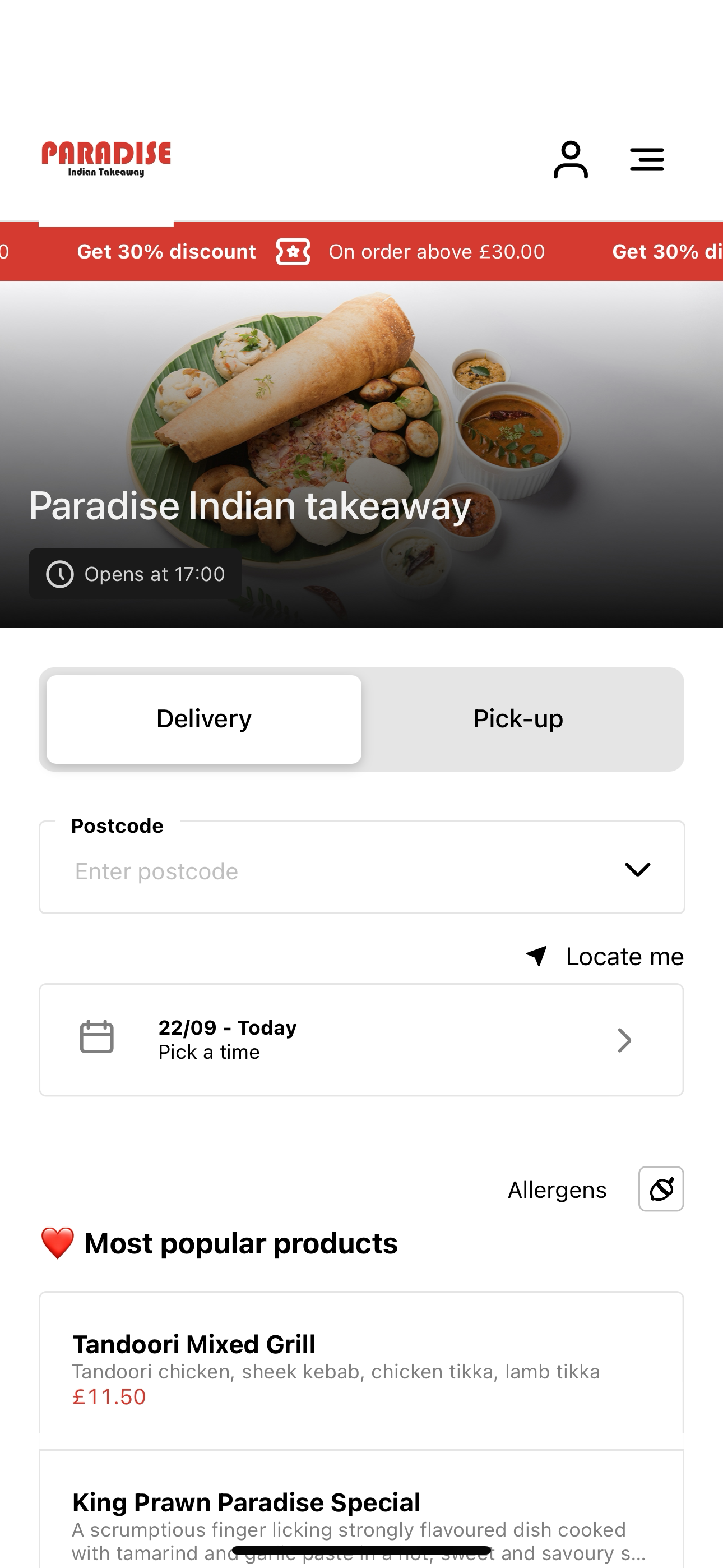 Paradise Indian Takeaway