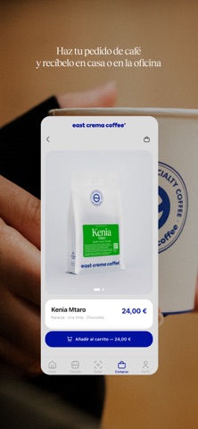 East Crema Coffee APP iPhone screenshot 4