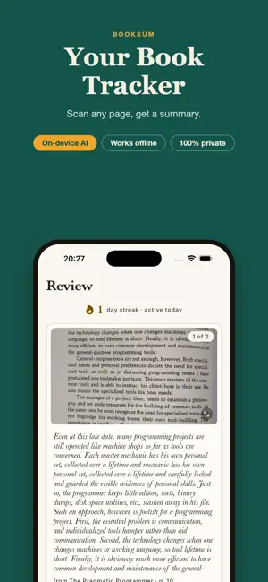 Reading Journal - Booksum screenshot 1