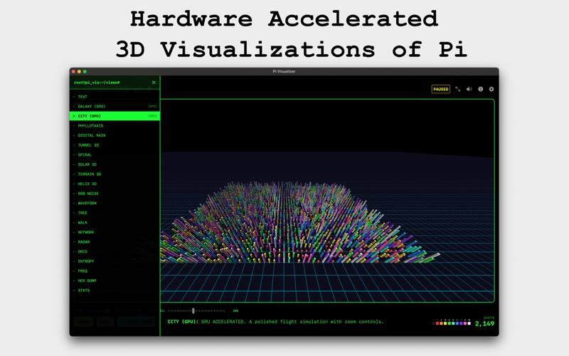 Pi Visualizer app screenshot