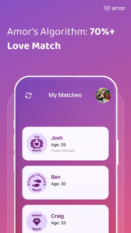 Amor: Matchmaking & Dating App
