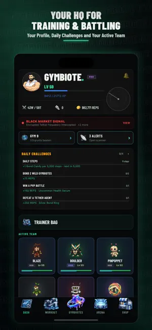 Gymbiote screenshot 2
