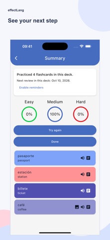 effectLang: Flashcards Screenshot 6 of 6