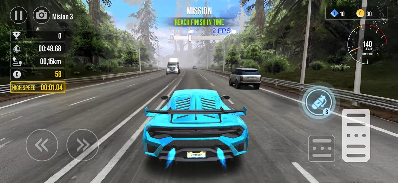 Screenshot #3 pour Real City Racer: Traffic Car