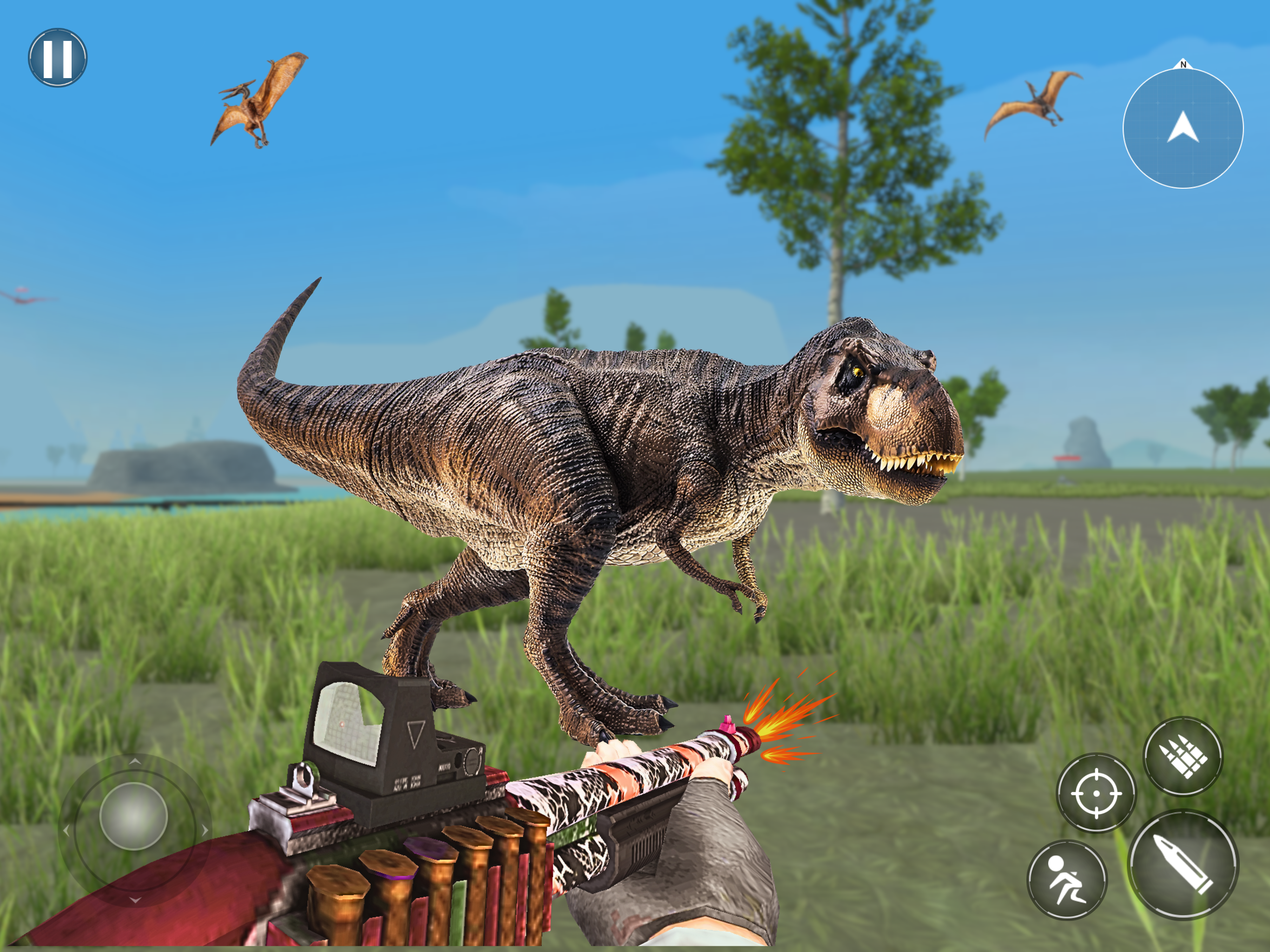 Real Dino Jurassic Hunting Zoo screenshot 12