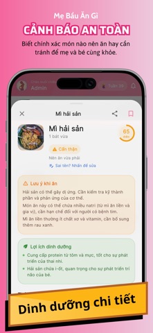 Mẹ Bầu Ăn Gì: Cẩm Nang Thai Kỳ screenshot