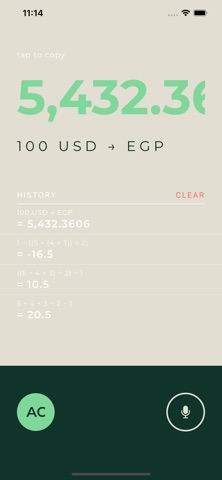 Talkulator AI Voice Calculator screenshot