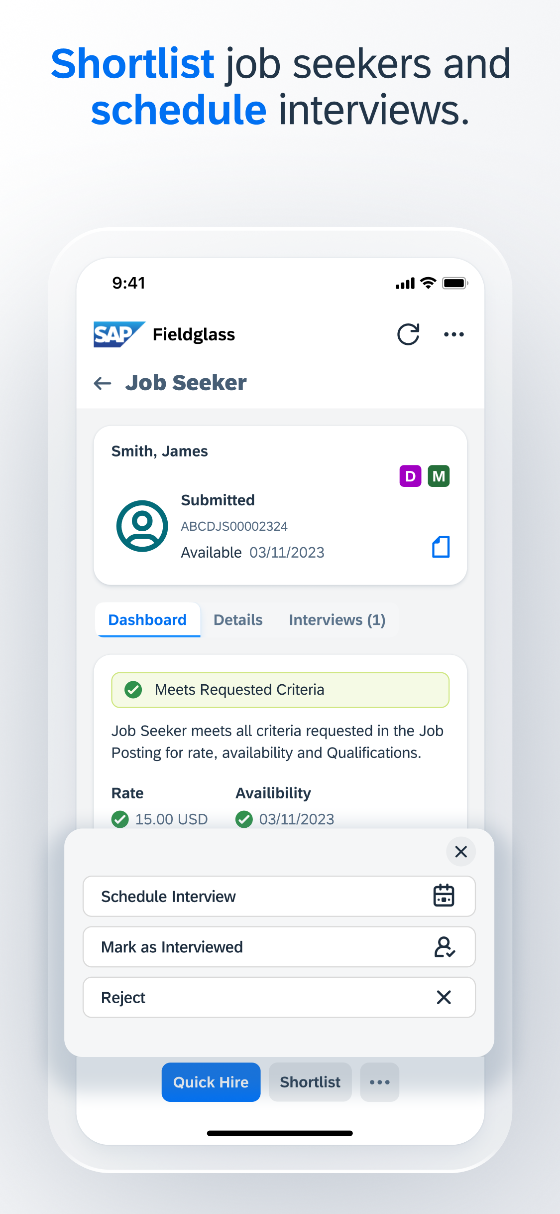 SAP Fieldglass Manager Hub screenshot 3