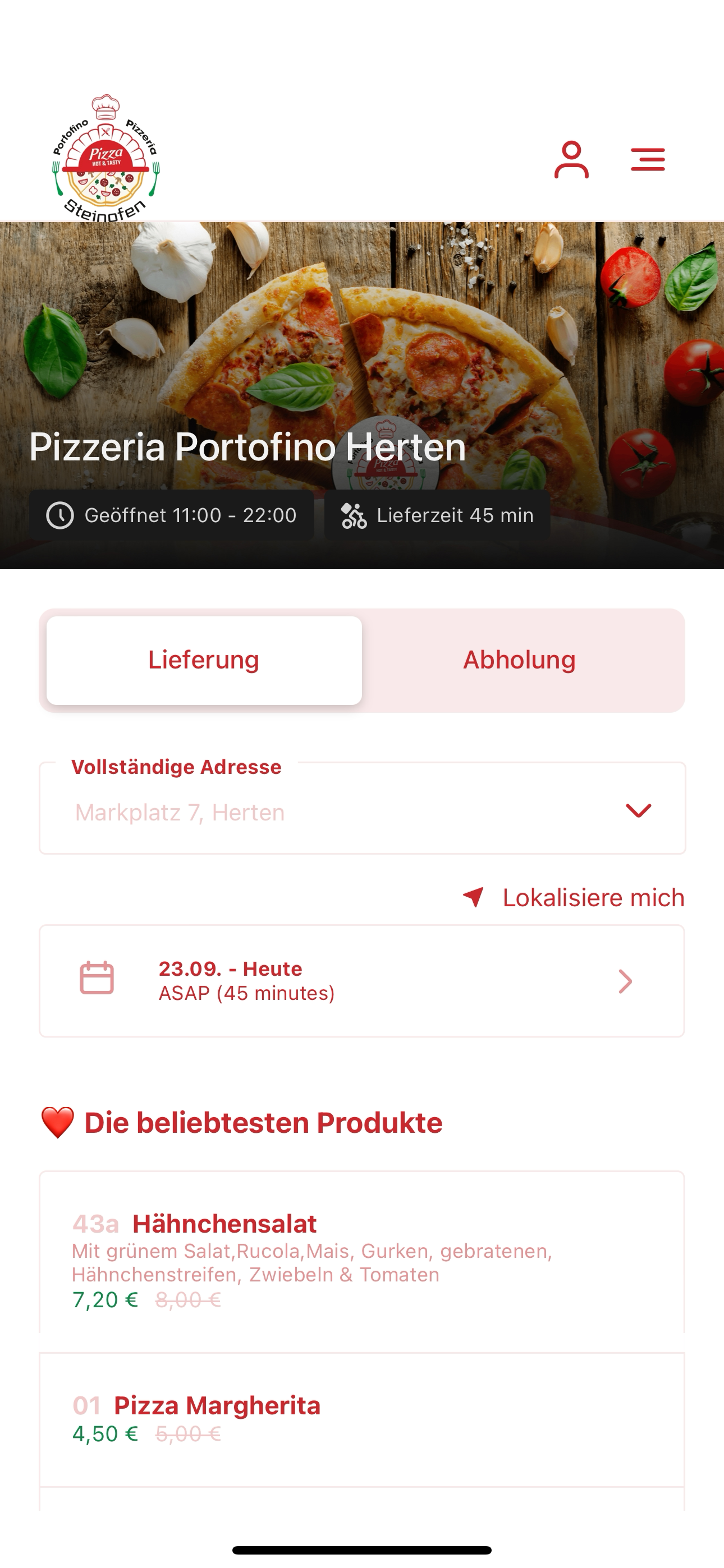 Pizzeria Portofino Herten