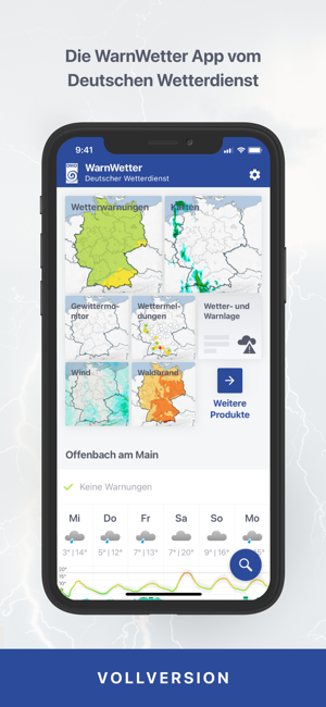 ‎DWD WarnWetter Screenshot