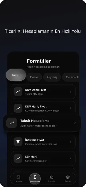 TicariX Hesap Makinesi screenshot 2