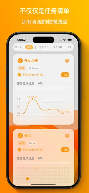 UDO List 待办清单、日历、专注番茄、游戏化、目标管理 screenshot 1