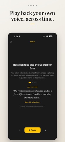 Aperio: Voice Journal Screenshot 2 of 6