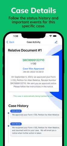Case Tracker: US Immigration Screenshot 4 of 7
