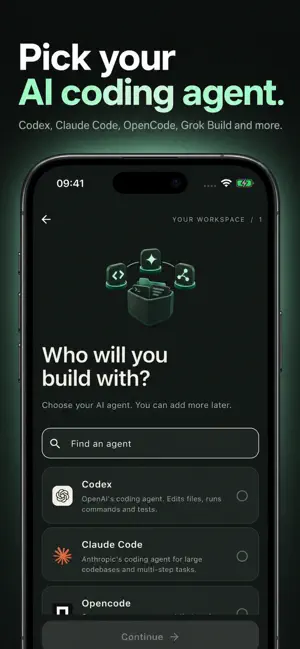 Vibe Pocket: AI Coding Agents screenshot 3