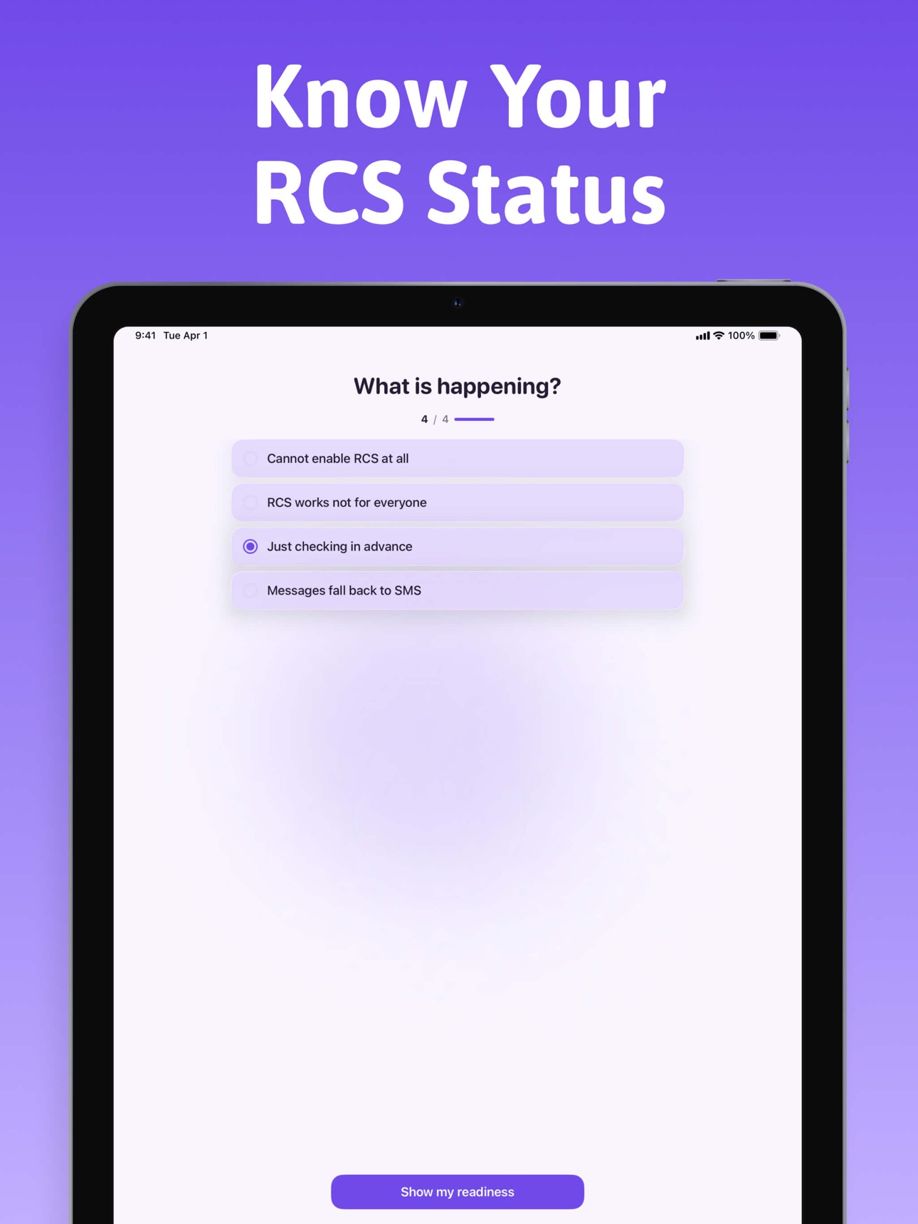 Screenshot 5 of RCSReady - RCS Checker