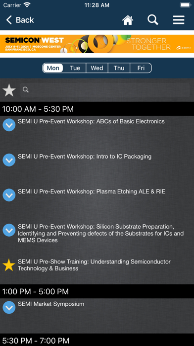 SEMIEXPO Screenshot