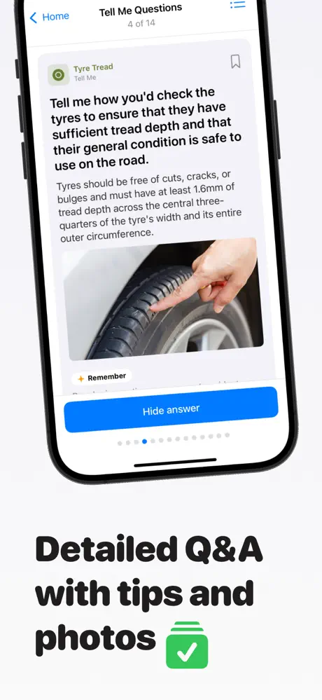 Show Me Tell Me Test Kit 2026 screenshot 3
