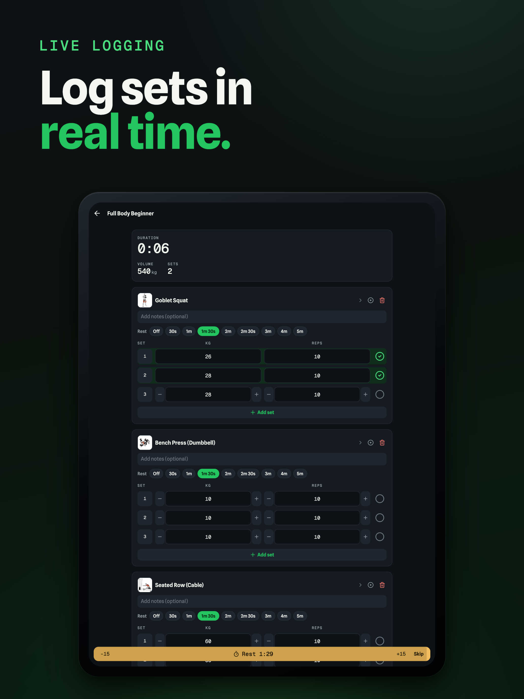 FYL: Workout Tracker & Gym Log screenshot 15