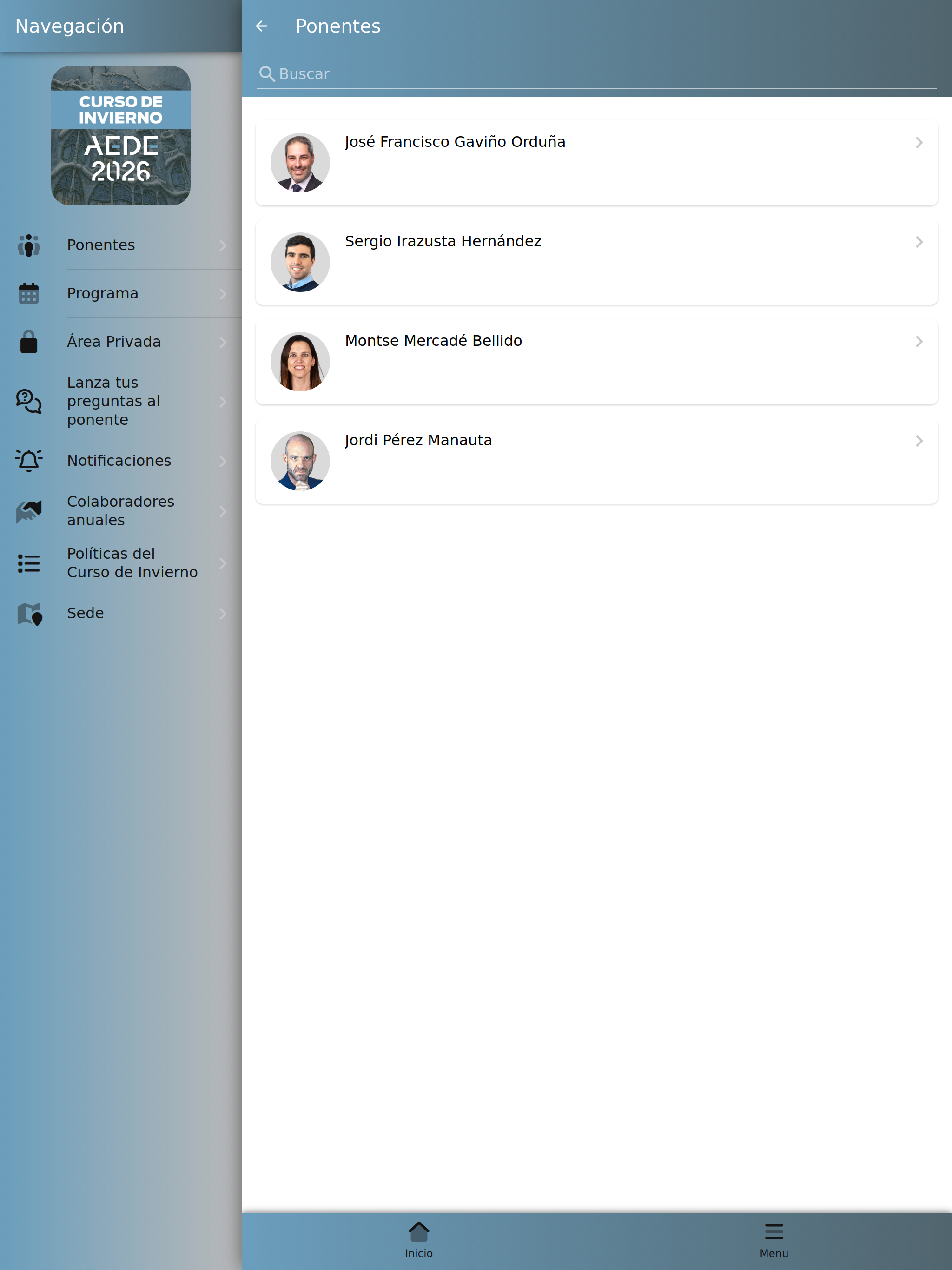 Curso de Invierno AEDE 2026 screenshot 9