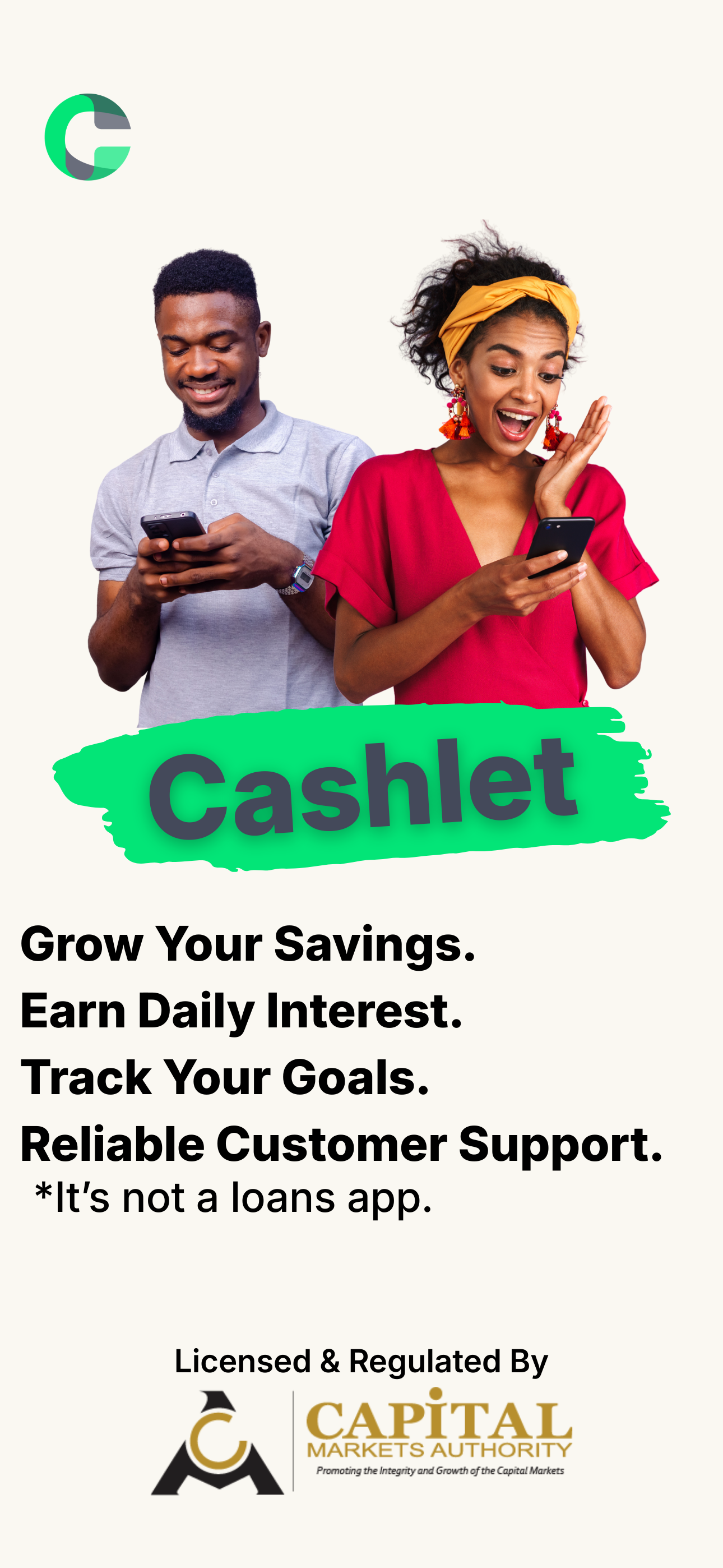 Cashlet: Savings & Investments