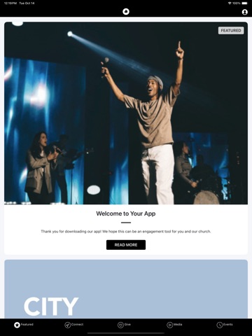 City of Life Church iPad screenshot