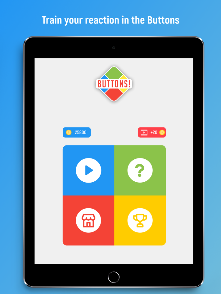 #4. Buttons - test your reaction (iOS) 由: Uladzislau Nasonau