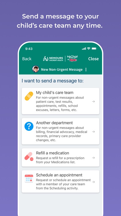 Nemours Children’s MyChart screenshot-3