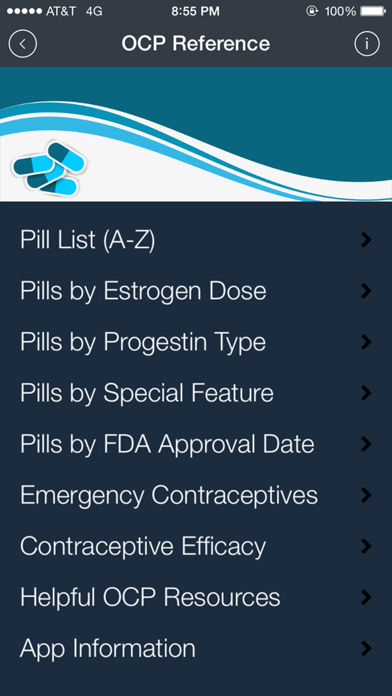 Oral Contraceptives Screenshot