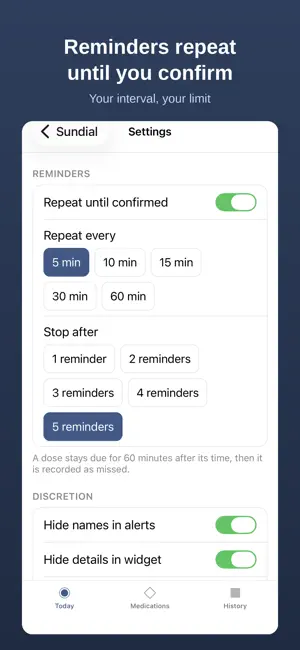 Medicine Tracker: Sundial screenshot 3